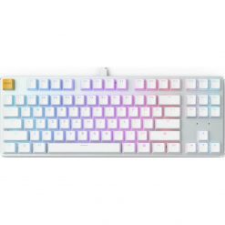 Glorious GMMK Tenkeyless (TKL) RGB Mechanical Keyboard – White
